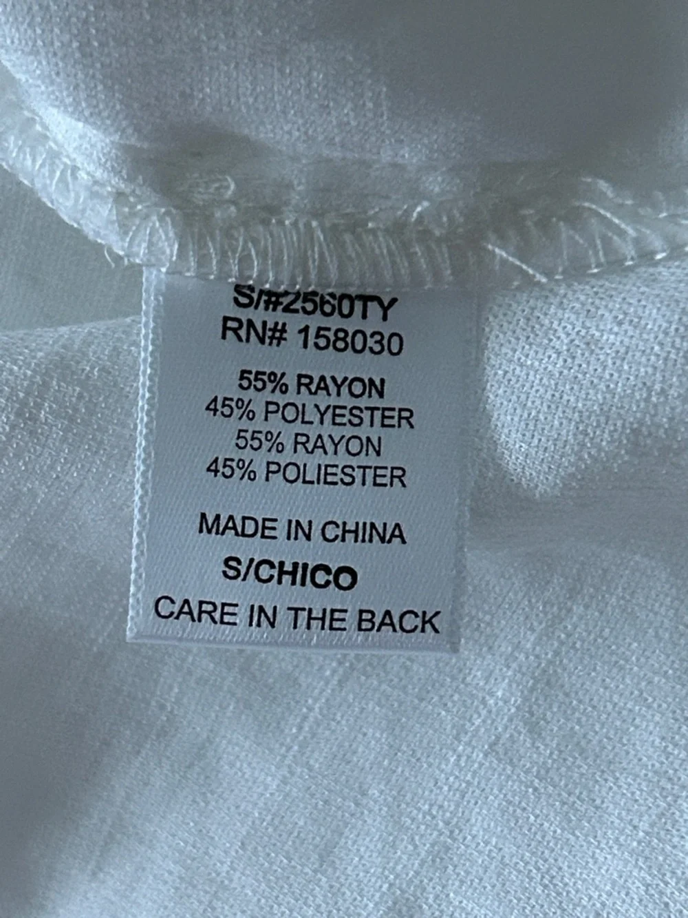 Love Tree White Lightweight Button-Up Shirt - Picture 11 of 11